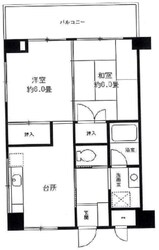 パルメゾン和光の物件間取画像